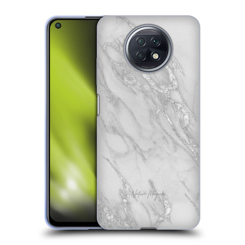 Nature Magick Marble Metallics Silver Soft Gel Case for Xiaomi Redmi Note 9T 5G