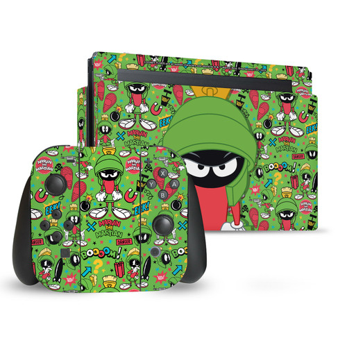 Looney Tunes Graphics and Characters Marvin The Martian Vinyl Sticker Skin Decal Cover for Nintendo Switch Bundle