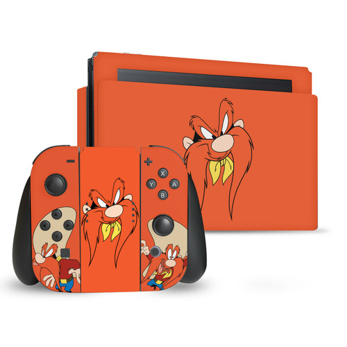 Looney Tunes Graphics and Characters Yosemite Sam Vinyl Sticker Skin Decal Cover for Nintendo Switch Bundle