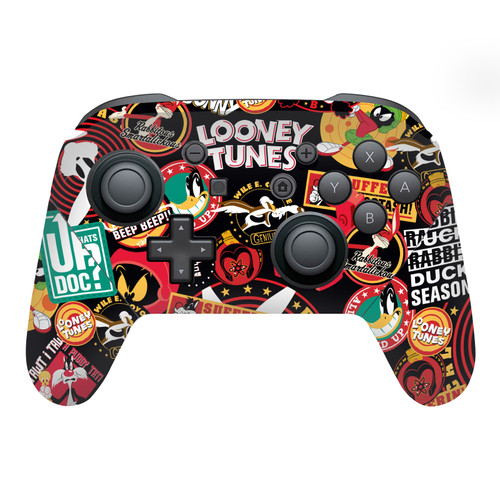 Looney Tunes Graphics and Characters Sticker Collage Vinyl Sticker Skin Decal Cover for Nintendo Switch Pro Controller