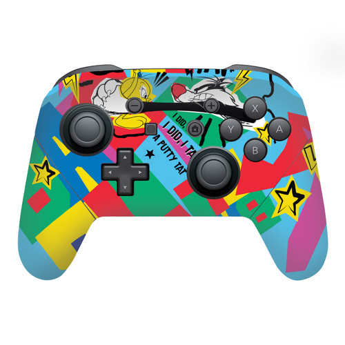 Looney Tunes Graphics and Characters Tweety And Sylvester Vinyl Sticker Skin Decal Cover for Nintendo Switch Pro Controller