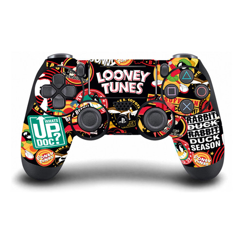 Looney Tunes Graphics and Characters Sticker Collage Vinyl Sticker Skin Decal Cover for Sony DualShock 4 Controller