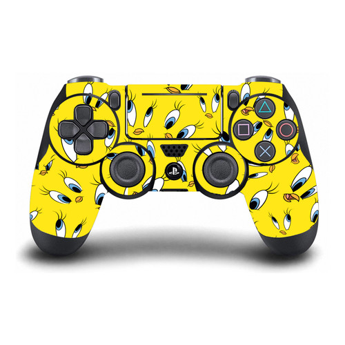 Looney Tunes Graphics and Characters Tweety Pattern Vinyl Sticker Skin Decal Cover for Sony DualShock 4 Controller