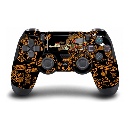 Looney Tunes Graphics and Characters Wile E. Coyote Vinyl Sticker Skin Decal Cover for Sony DualShock 4 Controller