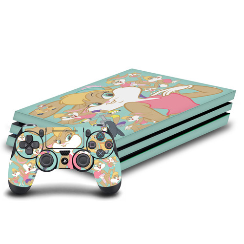 Looney Tunes Graphics and Characters Lola Bunny Vinyl Sticker Skin Decal Cover for Sony PS4 Pro Bundle