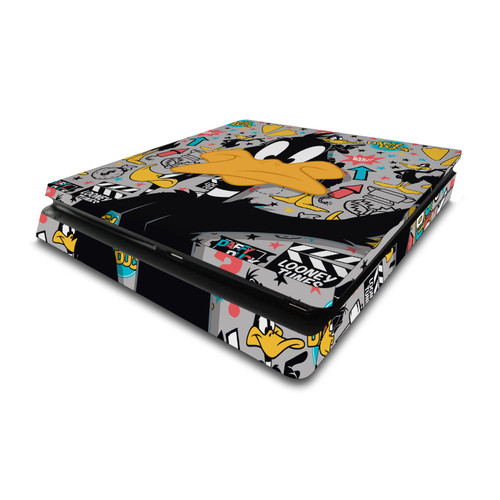Looney Tunes Graphics and Characters Daffy Duck Vinyl Sticker Skin Decal Cover for Sony PS4 Slim Console