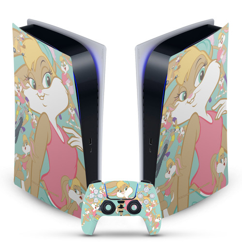 Looney Tunes Graphics and Characters Lola Bunny Vinyl Sticker Skin Decal Cover for Sony PS5 Digital Edition Bundle