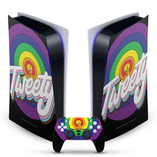 Looney Tunes Graphics and Characters Tweety Vinyl Sticker Skin Decal Cover for Sony PS5 Digital Edition Bundle