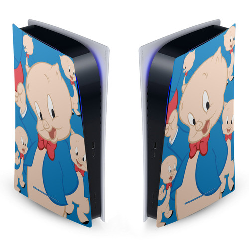 Looney Tunes Graphics and Characters Porky Pig Vinyl Sticker Skin Decal Cover for Sony PS5 Digital Edition Console