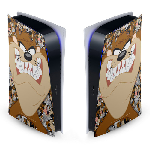 Looney Tunes Graphics and Characters Tasmanian Devil Vinyl Sticker Skin Decal Cover for Sony PS5 Digital Edition Console