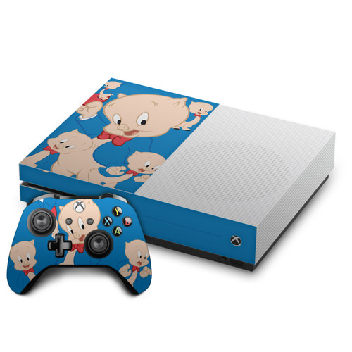 Looney Tunes Graphics and Characters Porky Pig Vinyl Sticker Skin Decal Cover for Microsoft One S Console & Controller