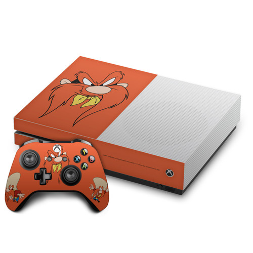 Looney Tunes Graphics and Characters Yosemite Sam Vinyl Sticker Skin Decal Cover for Microsoft One S Console & Controller