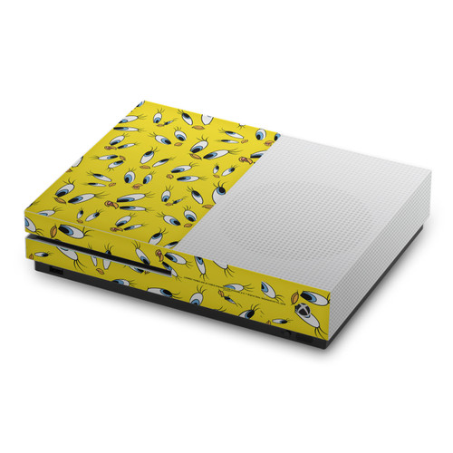 Looney Tunes Graphics and Characters Tweety Pattern Vinyl Sticker Skin Decal Cover for Microsoft Xbox One S Console