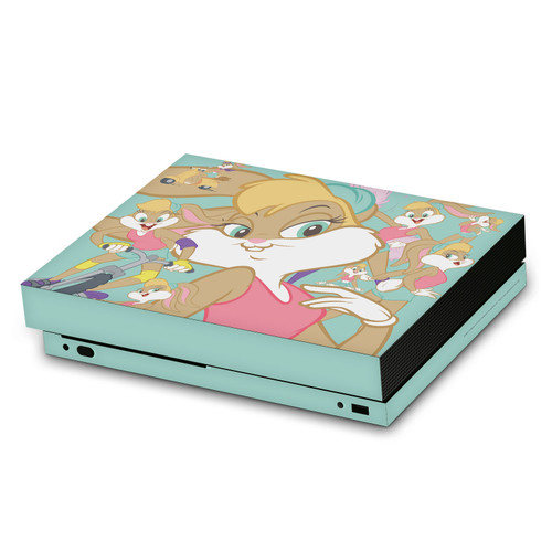 Looney Tunes Graphics and Characters Lola Bunny Vinyl Sticker Skin Decal Cover for Microsoft Xbox One X Console
