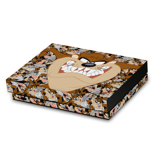 Looney Tunes Graphics and Characters Tasmanian Devil Vinyl Sticker Skin Decal Cover for Microsoft Xbox One X Console