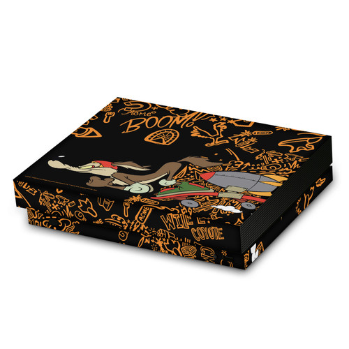Looney Tunes Graphics and Characters Wile E. Coyote Vinyl Sticker Skin Decal Cover for Microsoft Xbox One X Console