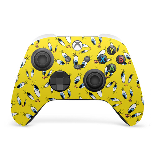 Looney Tunes Graphics and Characters Tweety Pattern Vinyl Sticker Skin Decal Cover for Microsoft Xbox Series X / Series S Controller