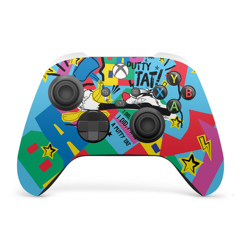 Looney Tunes Graphics and Characters Tweety And Sylvester Vinyl Sticker Skin Decal Cover for Microsoft Xbox Series X / Series S Controller