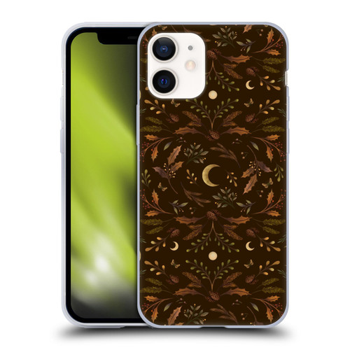 Episodic Drawing Art Winter Merry Patterns Soft Gel Case for Apple iPhone 12 Mini