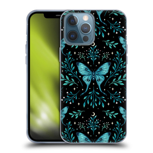 Episodic Drawing Art Butterfly Pattern Soft Gel Case for Apple iPhone 13 Pro Max