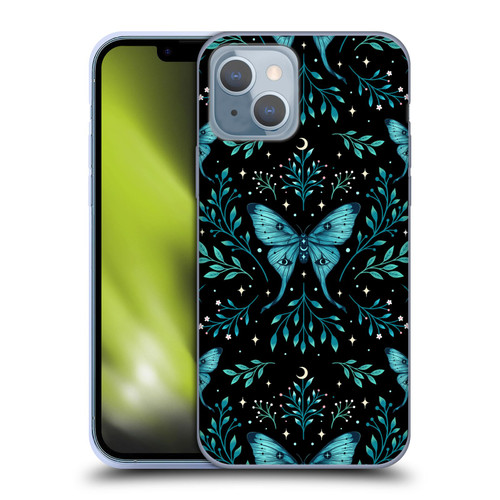 Episodic Drawing Art Butterfly Pattern Soft Gel Case for Apple iPhone 14