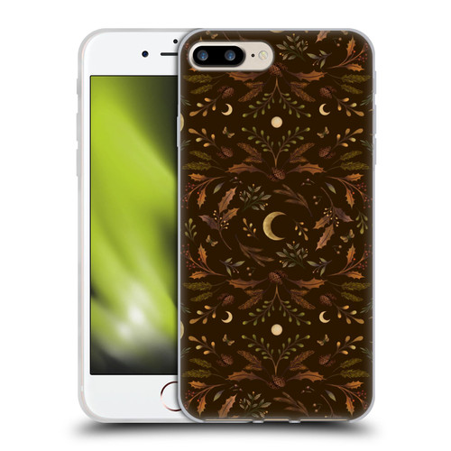 Episodic Drawing Art Winter Merry Patterns Soft Gel Case for Apple iPhone 7 Plus / iPhone 8 Plus
