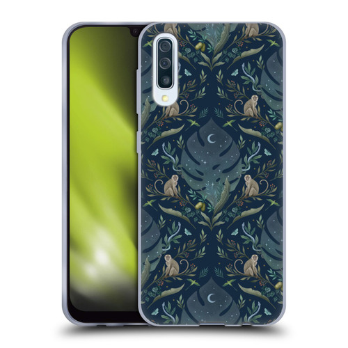 Episodic Drawing Art Monkey Tropical Light Pattern Soft Gel Case for Samsung Galaxy A50/A30s (2019)