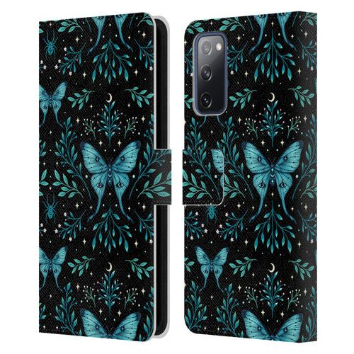 Episodic Drawing Art Butterfly Pattern Leather Book Wallet Case Cover For Samsung Galaxy S20 FE / 5G