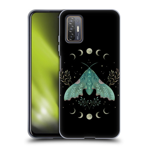 Episodic Drawing Illustration Animals Luna And Moth Soft Gel Case for HTC Desire 21 Pro 5G
