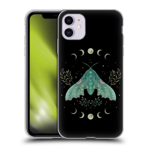 Episodic Drawing Illustration Animals Luna And Moth Soft Gel Case for Apple iPhone 11