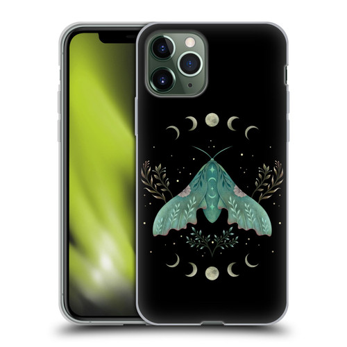 Episodic Drawing Illustration Animals Luna And Moth Soft Gel Case for Apple iPhone 11 Pro