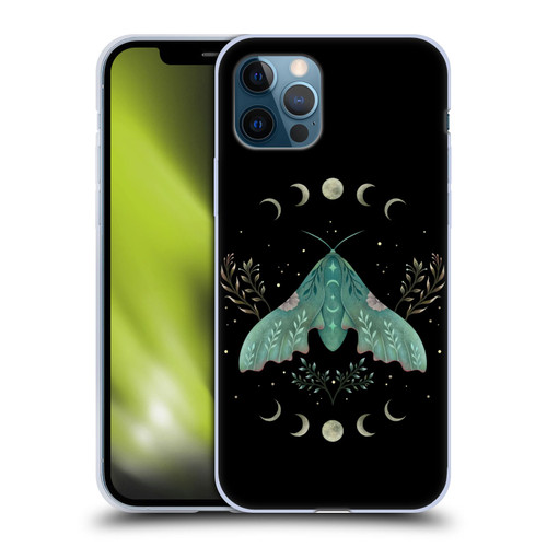 Episodic Drawing Illustration Animals Luna And Moth Soft Gel Case for Apple iPhone 12 / iPhone 12 Pro