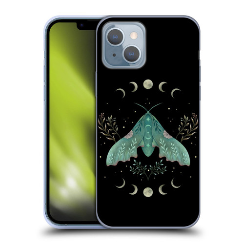 Episodic Drawing Illustration Animals Luna And Moth Soft Gel Case for Apple iPhone 14