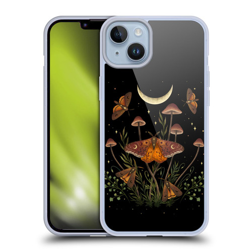 Episodic Drawing Illustration Animals Autumn Light Underwings Soft Gel Case for Apple iPhone 14 Plus