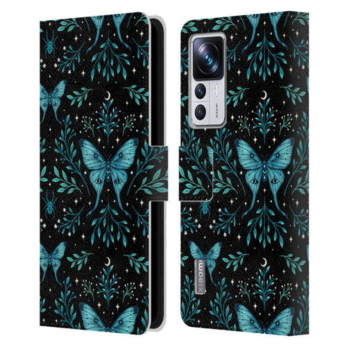 Episodic Drawing Art Butterfly Pattern Leather Book Wallet Case Cover For Xiaomi 12T Pro