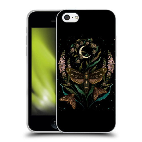 Episodic Drawing Illustration Animals Death Head Soft Gel Case for Apple iPhone 5c