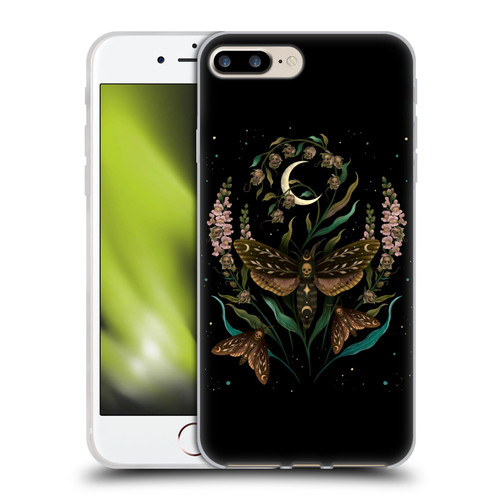 Episodic Drawing Illustration Animals Death Head Soft Gel Case for Apple iPhone 7 Plus / iPhone 8 Plus