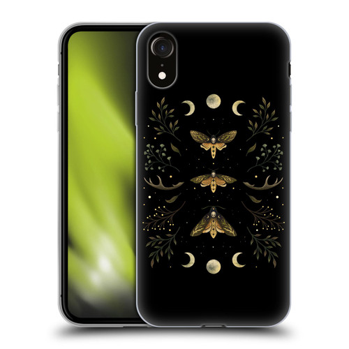 Episodic Drawing Illustration Animals Death Head Moth Night Soft Gel Case for Apple iPhone XR