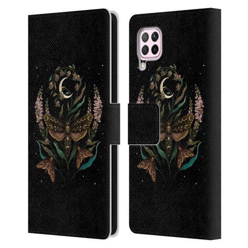 Episodic Drawing Illustration Animals Death Head Leather Book Wallet Case Cover For Huawei Nova 6 SE / P40 Lite