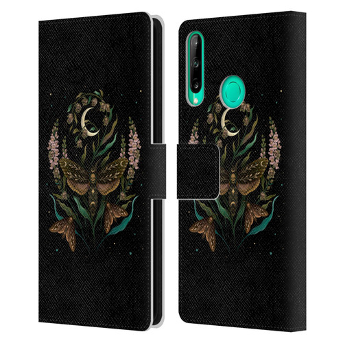 Episodic Drawing Illustration Animals Death Head Leather Book Wallet Case Cover For Huawei P40 lite E