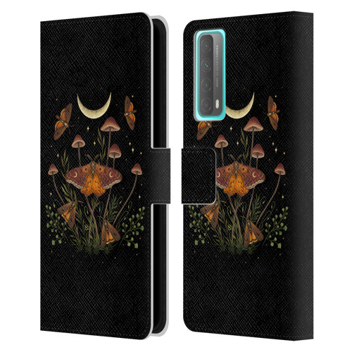 Episodic Drawing Illustration Animals Autumn Light Underwings Leather Book Wallet Case Cover For Huawei P Smart (2021)