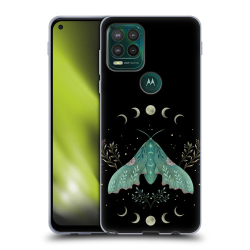 Episodic Drawing Illustration Animals Luna And Moth Soft Gel Case for Motorola Moto G Stylus 5G 2021