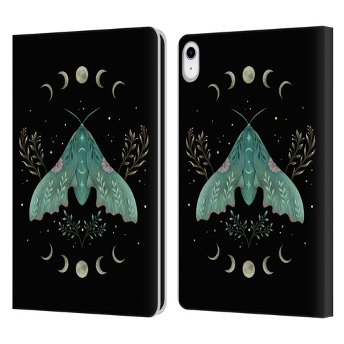 Episodic Drawing Illustration Animals Luna And Moth Leather Book Wallet Case Cover For Apple iPad 10.9 (2022)