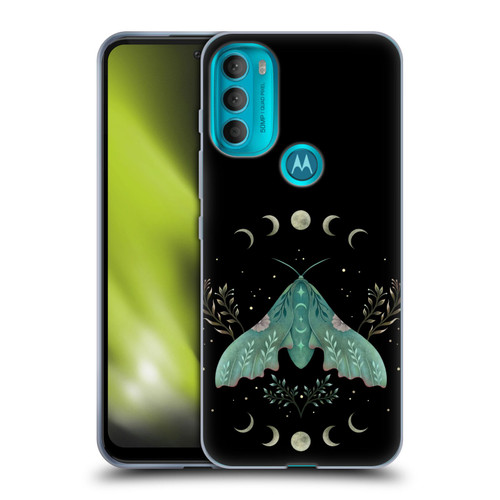 Episodic Drawing Illustration Animals Luna And Moth Soft Gel Case for Motorola Moto G71 5G