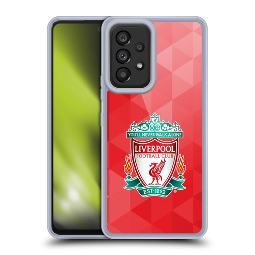 Liverpool Football Club Crest 1 Red Geometric 1 Soft Gel Case for Samsung Galaxy A53 5G (2022)
