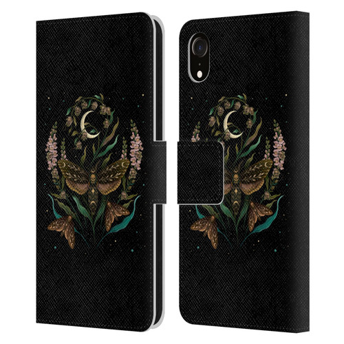 Episodic Drawing Illustration Animals Death Head Leather Book Wallet Case Cover For Apple iPhone XR