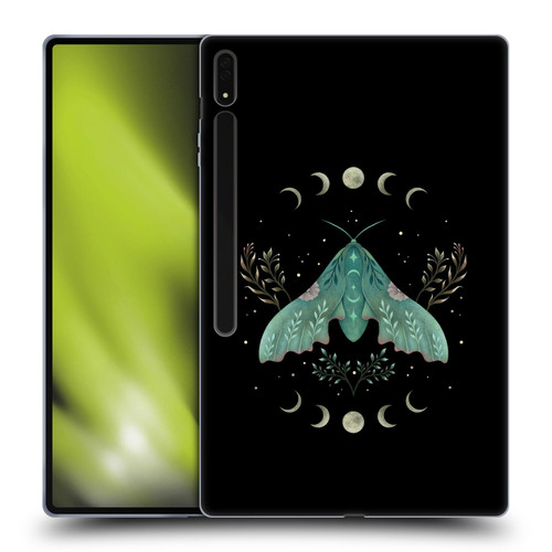 Episodic Drawing Illustration Animals Luna And Moth Soft Gel Case for Samsung Galaxy Tab S8 Ultra