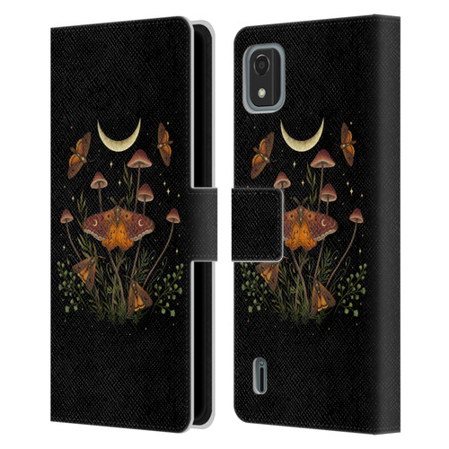 Episodic Drawing Illustration Animals Autumn Light Underwings Leather Book Wallet Case Cover For Nokia C2 2nd Edition