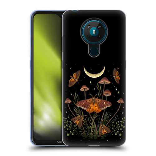 Episodic Drawing Illustration Animals Autumn Light Underwings Soft Gel Case for Nokia 5.3