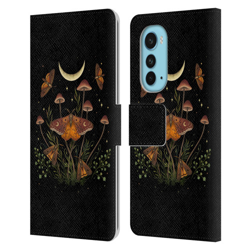 Episodic Drawing Illustration Animals Autumn Light Underwings Leather Book Wallet Case Cover For Motorola Edge (2022)